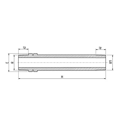 זקיף P.V.C | הברגה חיצונית | 1״