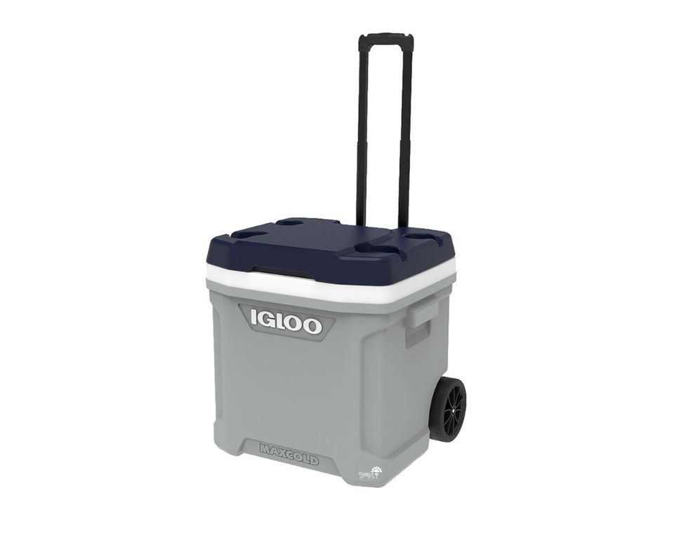 צידנית קשיחה עם גלגלים | 58 ליטר | אפור