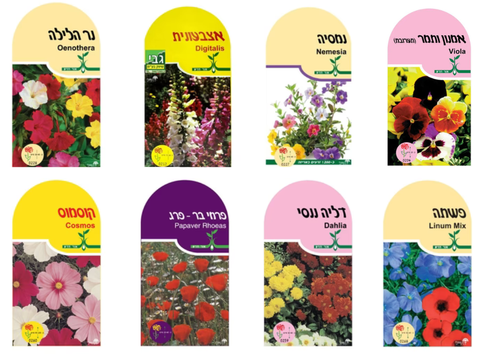 מארז זרעים בהפתעה | 5 סוגי פרחים