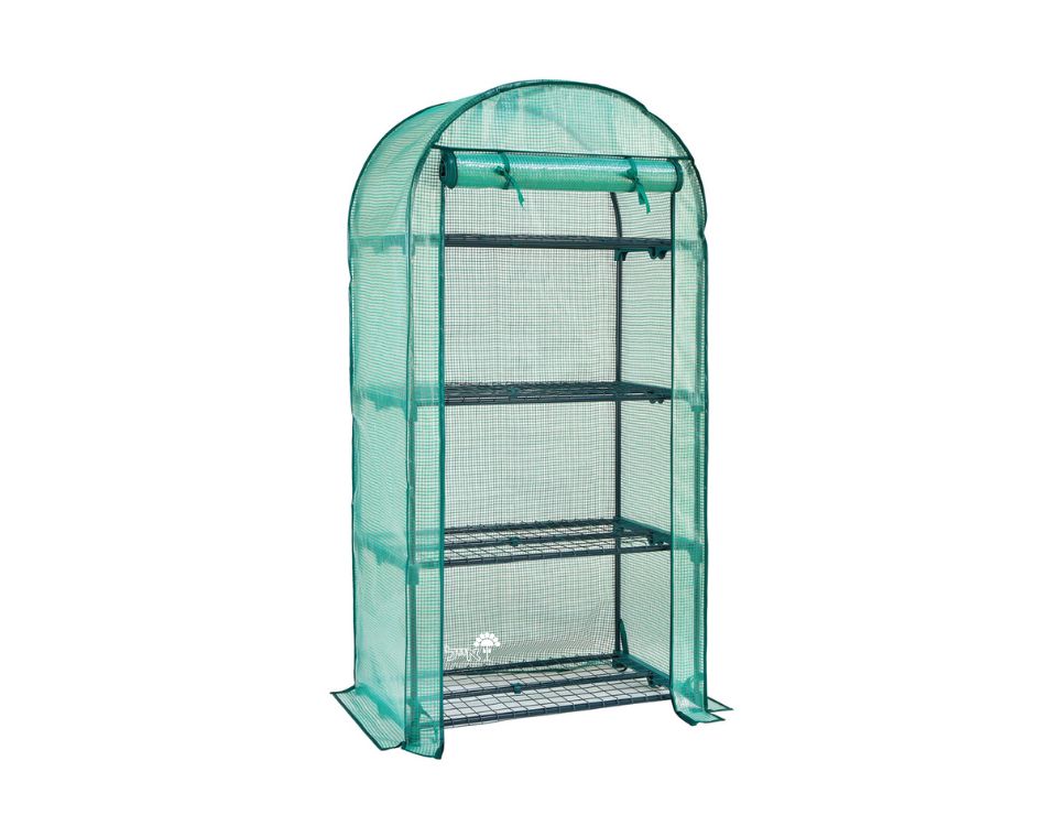 חממה ביתית הכוללת מדפים וכיסוי | דגם 1612 | 80×160 | ירוק