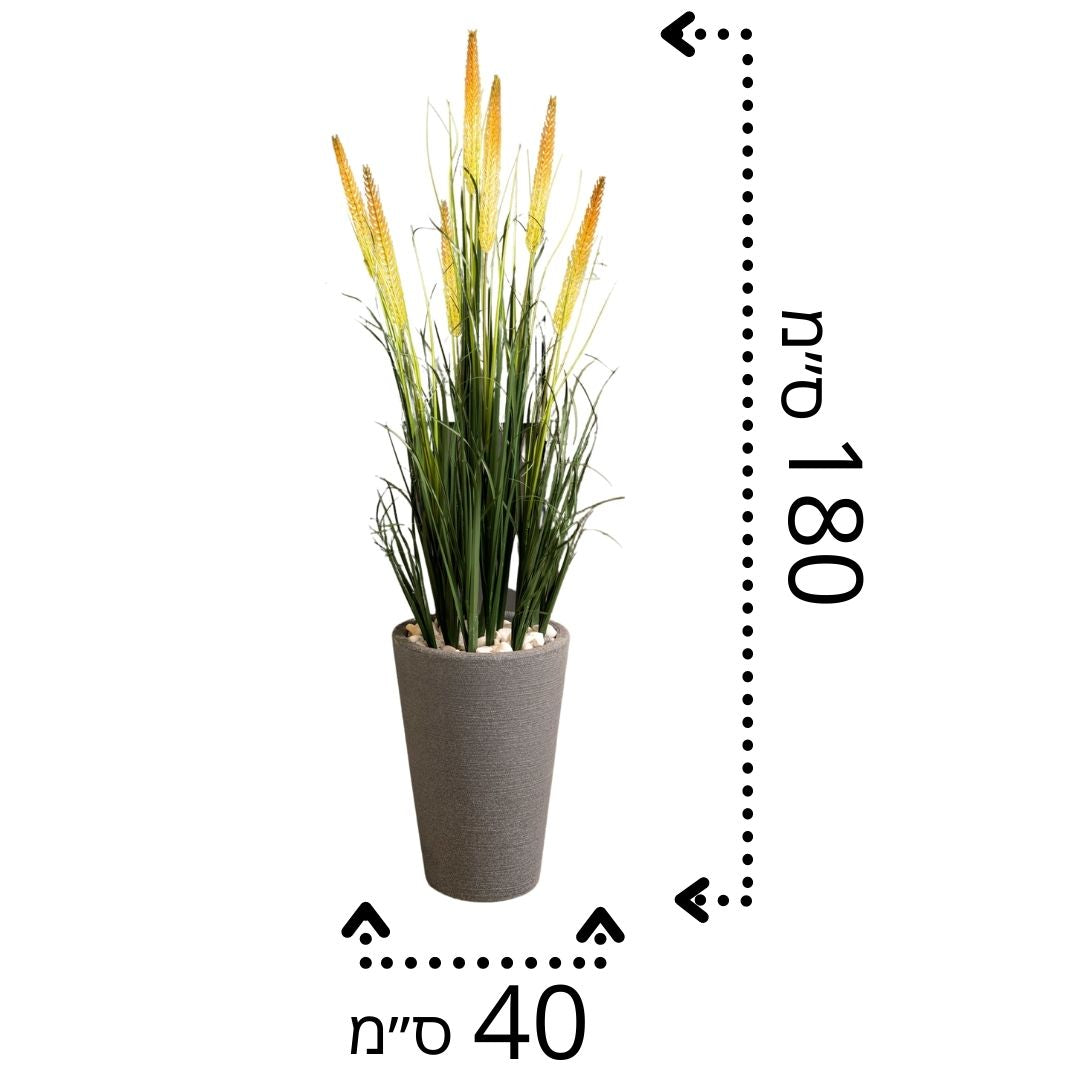 עשבוני זנב שועל מלאכותי | בכד ליליום 180 ס"מ