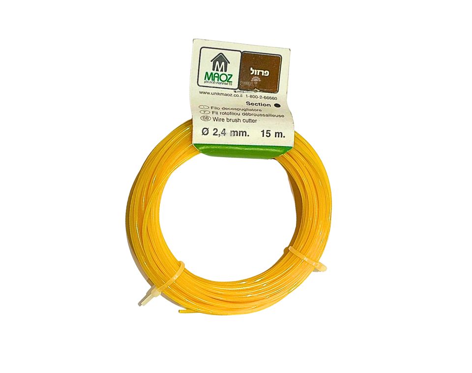 חוט לחרמש | 2.4 מ''מ | 15 מטר