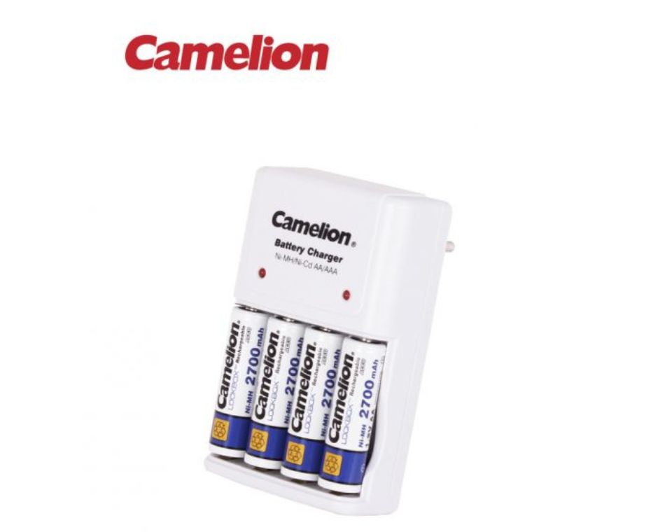 מטען סוללות | AA נטענות + 4 סוללות נטענות | Camelion