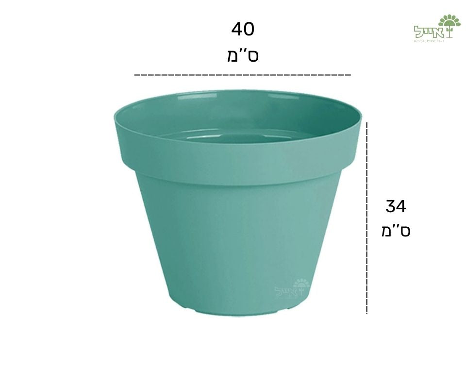 עציץ אביב | מנטה | קוטר 40 ס"מ