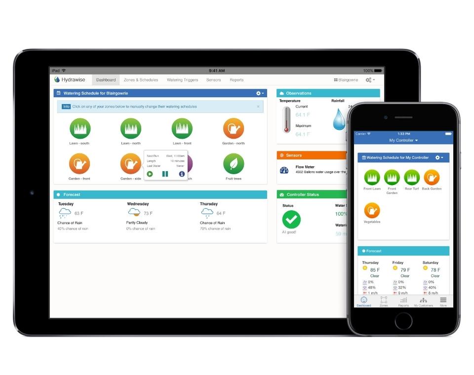 בקר מחשב השקיה | 6 פתיחות AC | חיבור WI-FI
