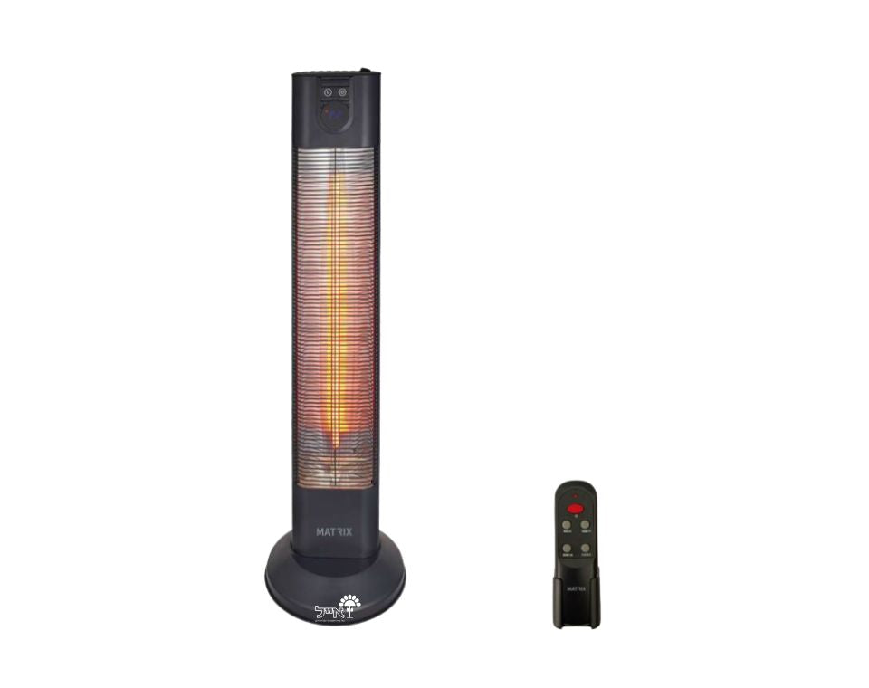 תנור חימום מגדל EIFFEL | שחור | 2000W