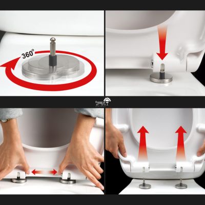 מושב אסלה הידרואלי משפחתי "סביון" | מידות 371X447 מ"מ | בז'