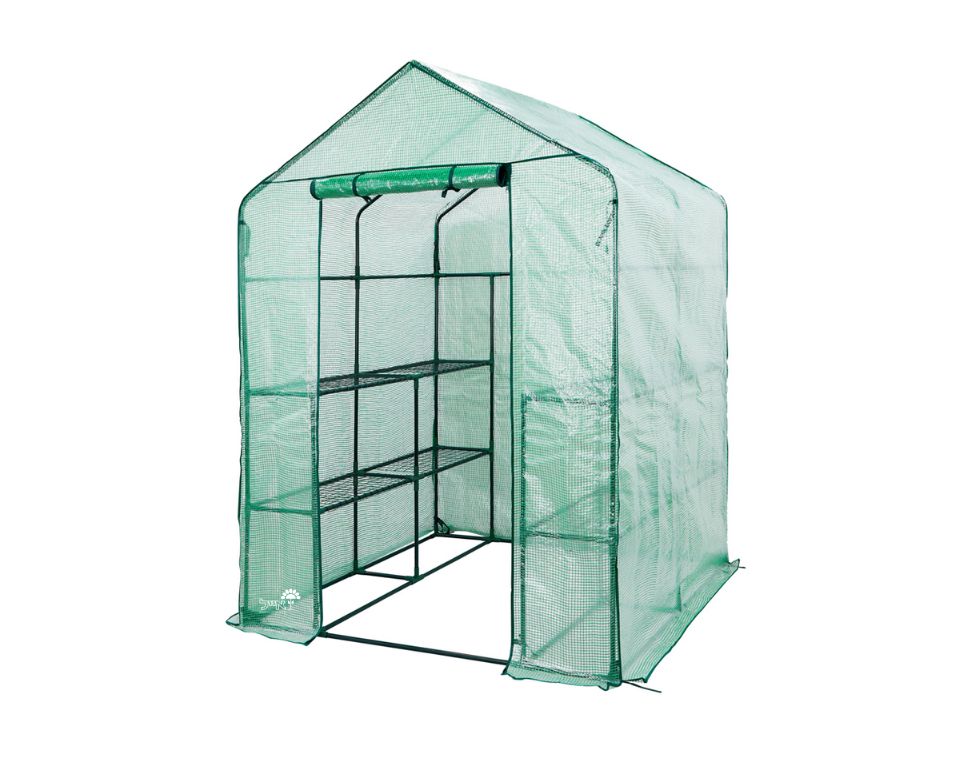 חממה ביתית הכוללת מדפים וכיסוי | דגם 1602 | 143X143 | ירוק