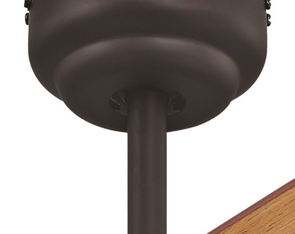 מאוורר תקרה דקורטיבי 42" | דגם Talia | ברונזה | כולל גוף תאורה מובנה