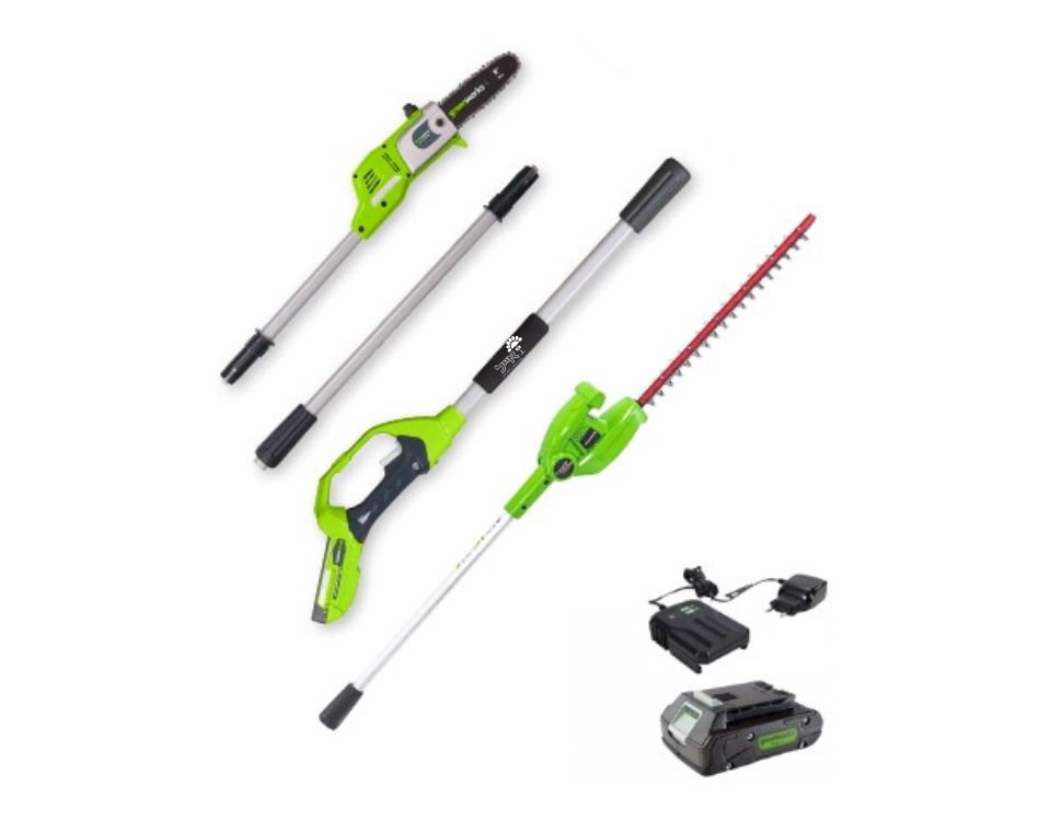 דיל קומבי | מגזמת 24V + מסור גבהים24V