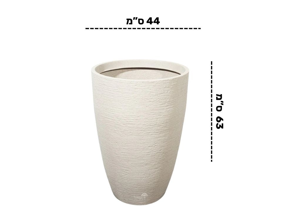 כד גבוה | דגם בוסטון | קוטר 44 גובה 63 | חול