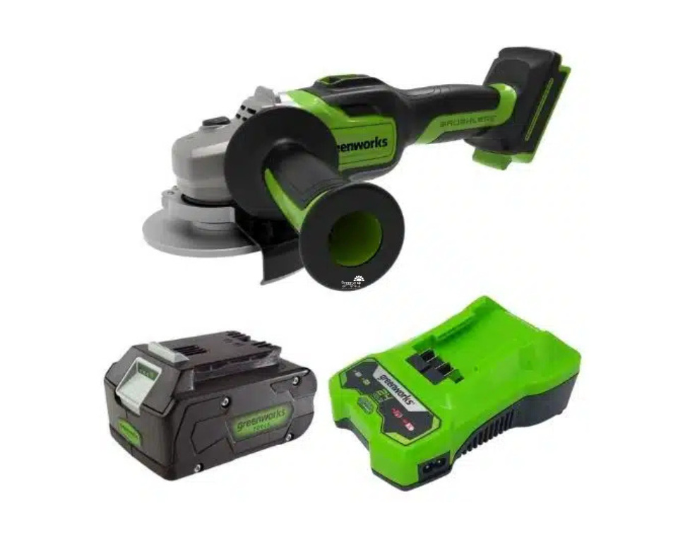 משחזת זווית "5 Brushless | סוללת 4.0Ah ומטען מהיר | 24V