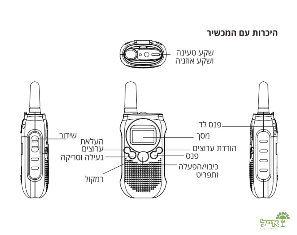זוג מכשירי קשר | DS 830 | עד 6 ק"מ