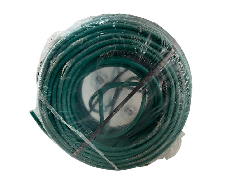 כבל חשמל ירוק 100 מ׳ | כבל תלת גידי | 3X1.5