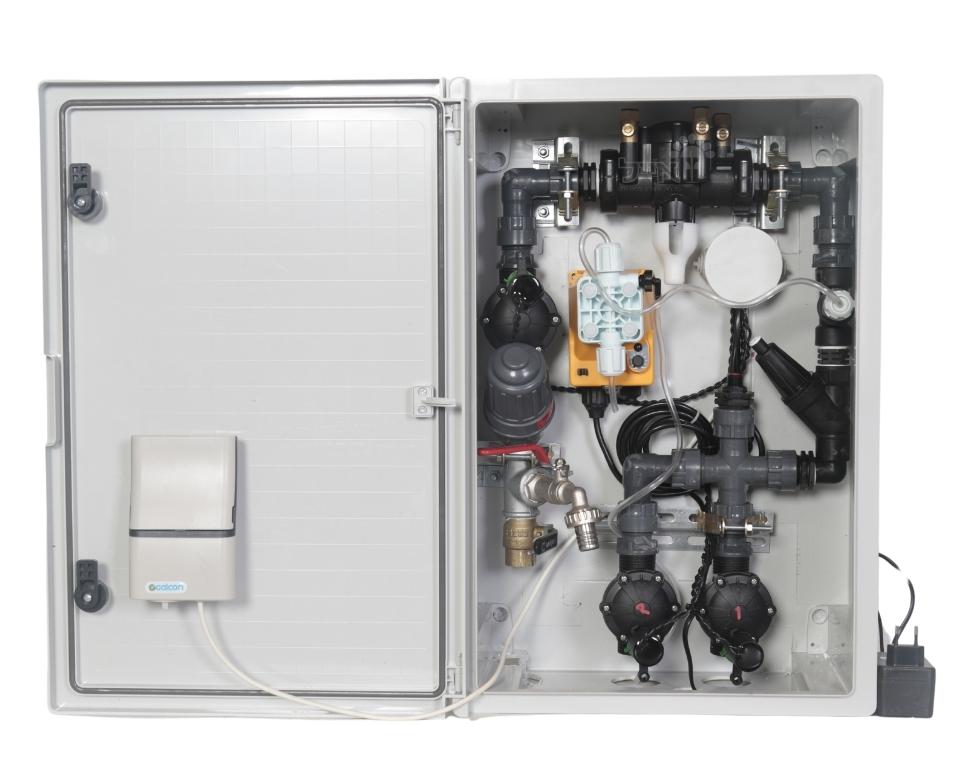 ארון השקיה 2 הפעלות עם מערכת דישון חשמלית | AC מופעל ע״י חשמל