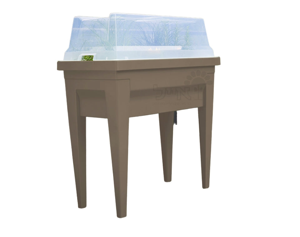 חממה ביתית שולחנית לגידול שתילים וירקות | 57 ליטר | EDA