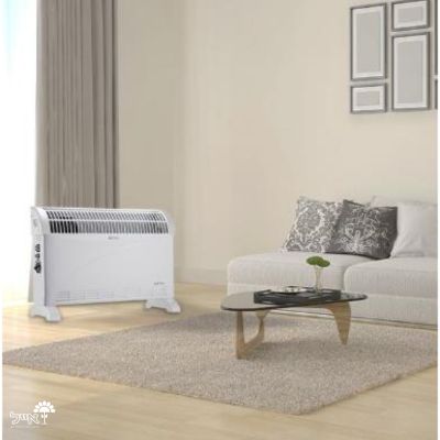 קונווקטור רצפתי לבן טורבו | 2000W | לבן