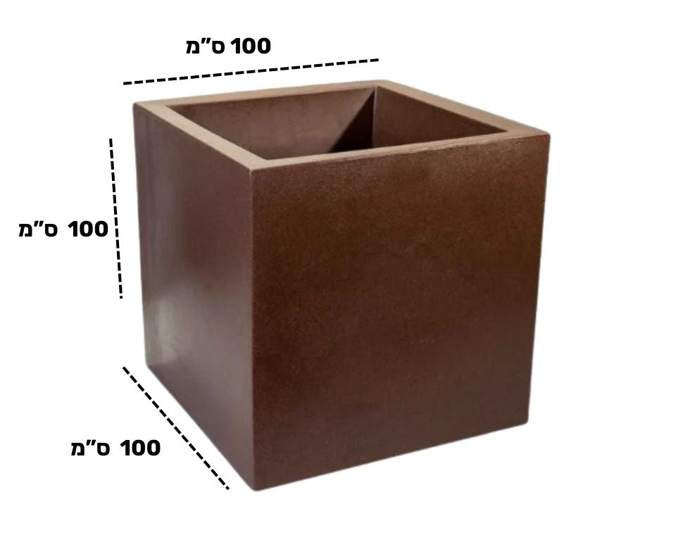 כד רוטו ריבועי | חום | 100X100X100 ס''מ