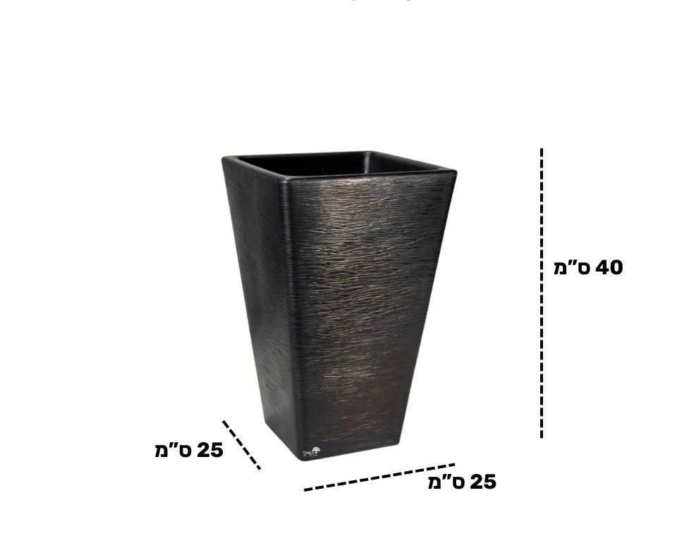 כד יסמין | 25X25X40 | שחור