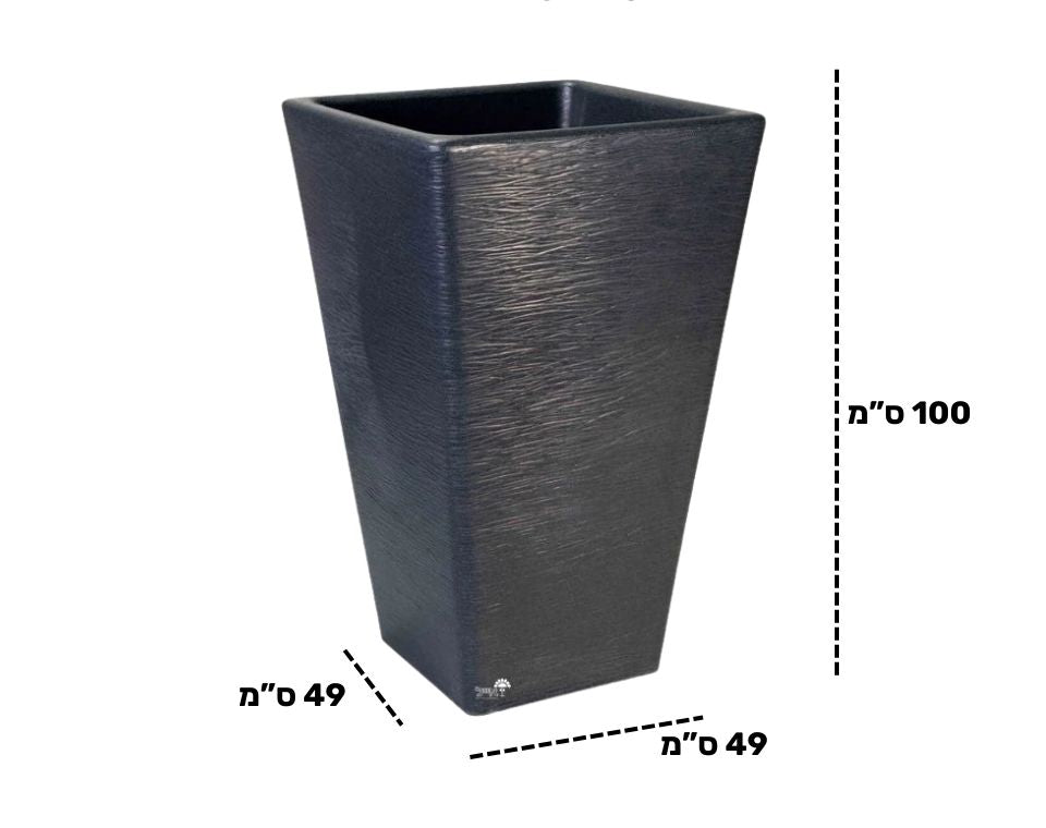 כד יסמין | 49X49X100 | פחם