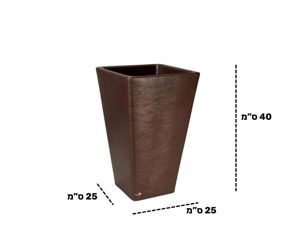 כד יסמין | 25X25X40 | חום