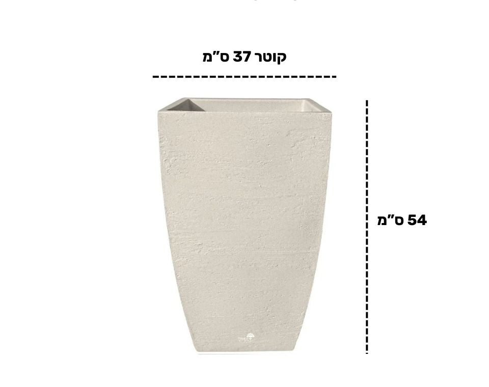 כד קטן | דגם פלורידה | קוטר 54X37X37 ס"מ | חול