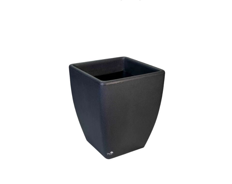 כד מרובע חלק קטן | 37X37X43 | פחם