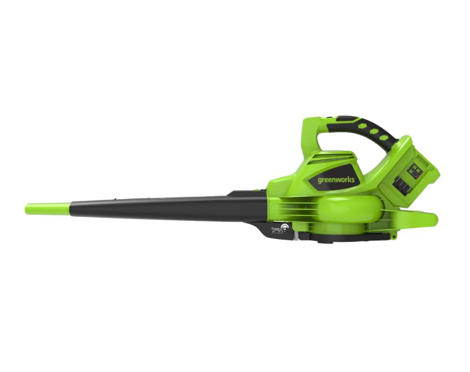 שואב / מפוח עלים 48V(2X24V) עם שתי סוללות 5.0Ah | שקע USB | מטען Dual Port (4A)