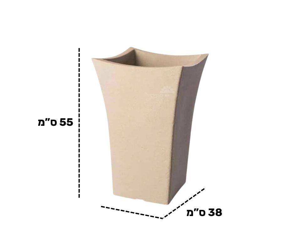 כד רויאל קוני | גובה הכד 55 ס"מ רוחב 38 ס"מ | חול