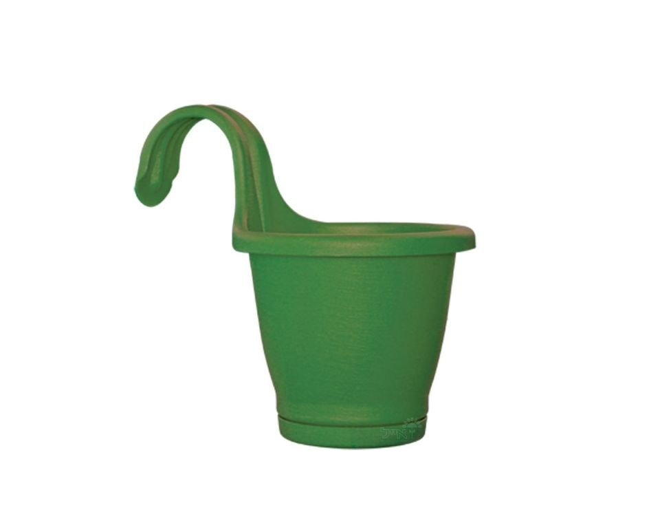 אדנית מעקה | ירוק יער | 19 ס״מ