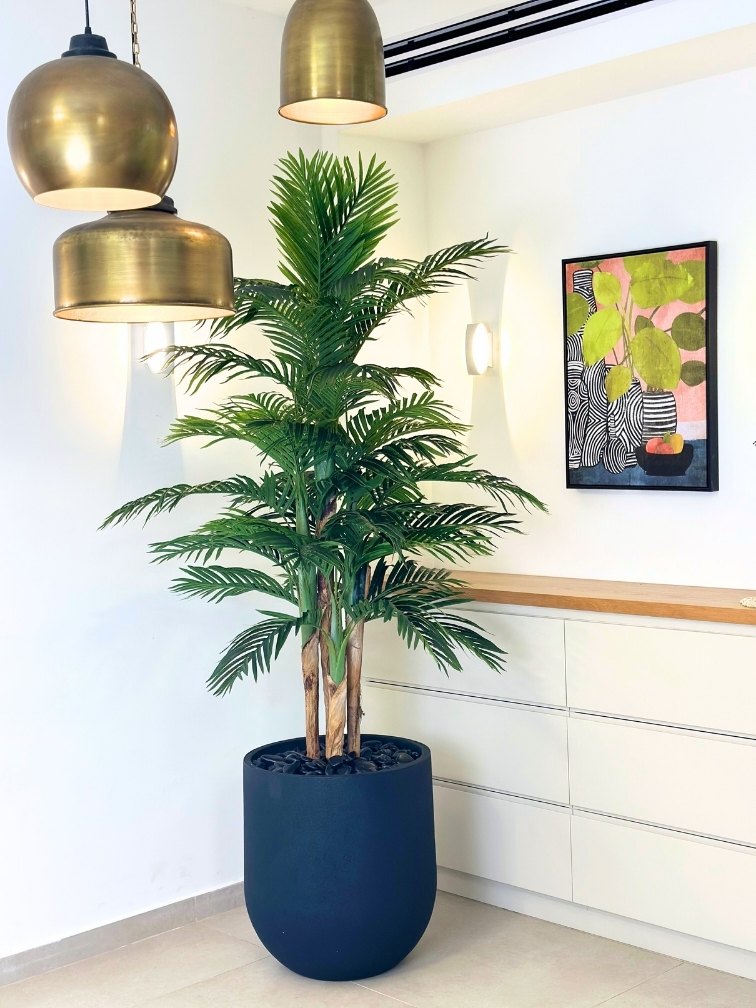 עץ מלאכותי דקל | כד אגס גדול | גובה 2.40 מטר