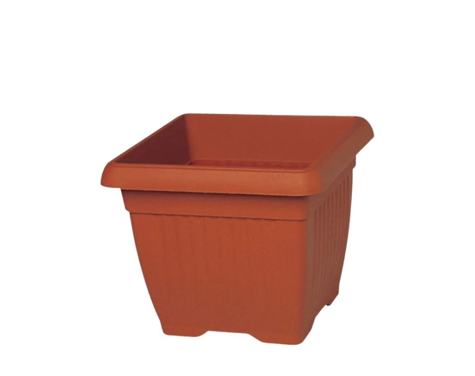 עציץ מרובע דמוי חרס | 15 ליטר | 30X25 | טרקוטה