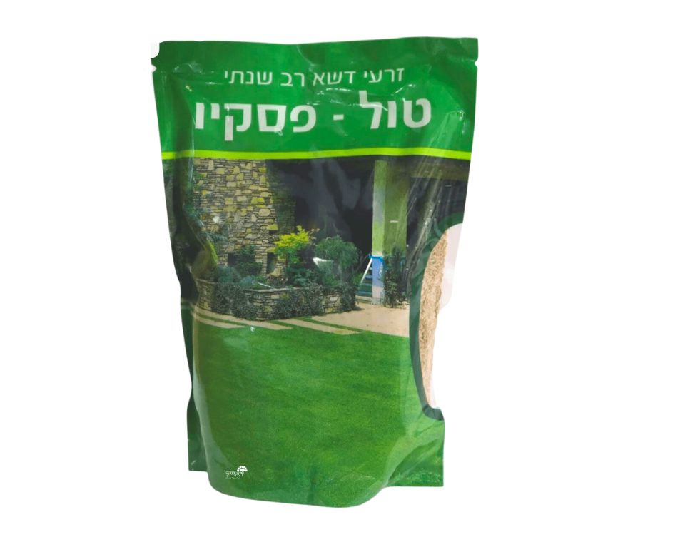 זרעי דשא טול פסקיו | 750 גרם | 50 מ"ר