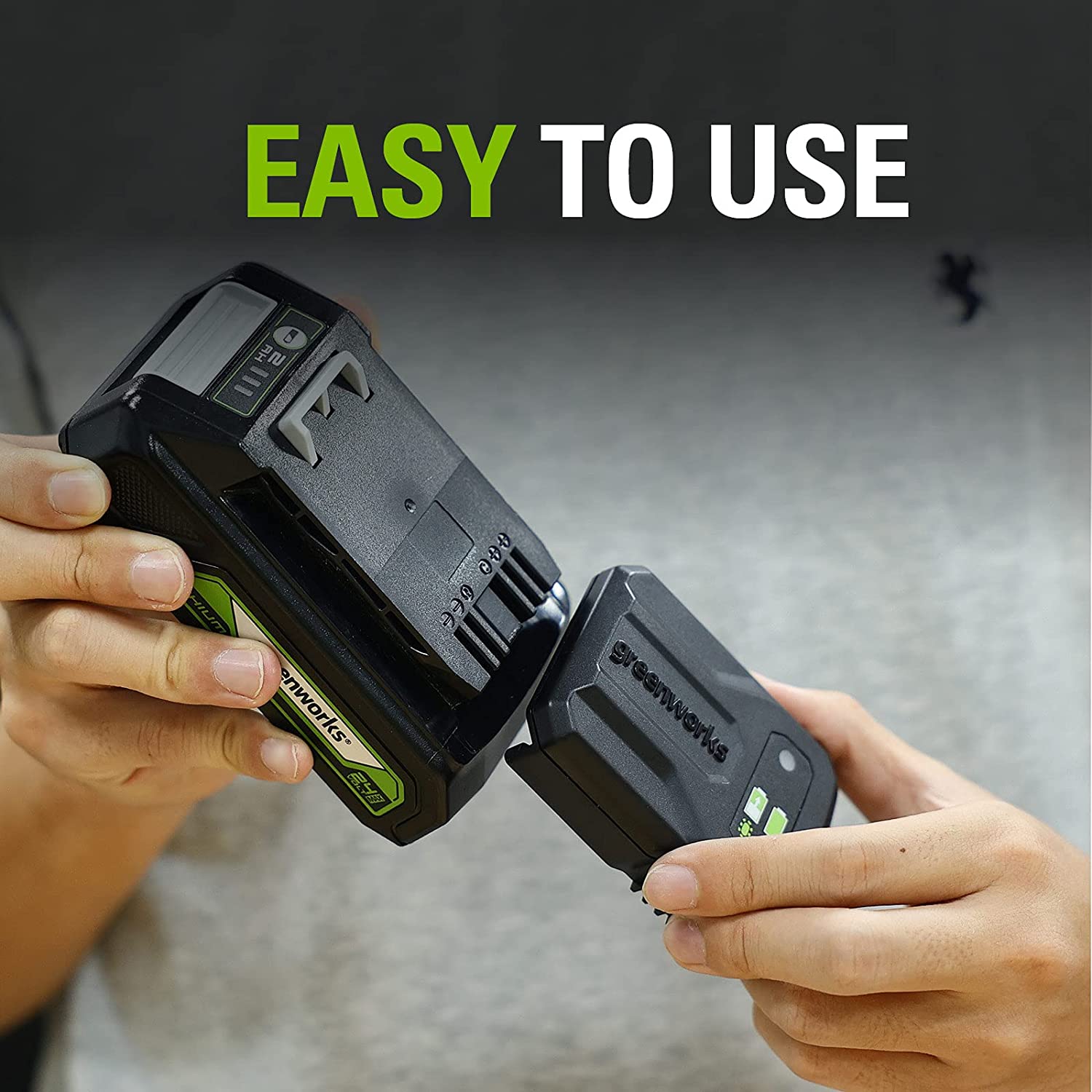 מטען מיקרו 24v 2Ah מבית greenworks