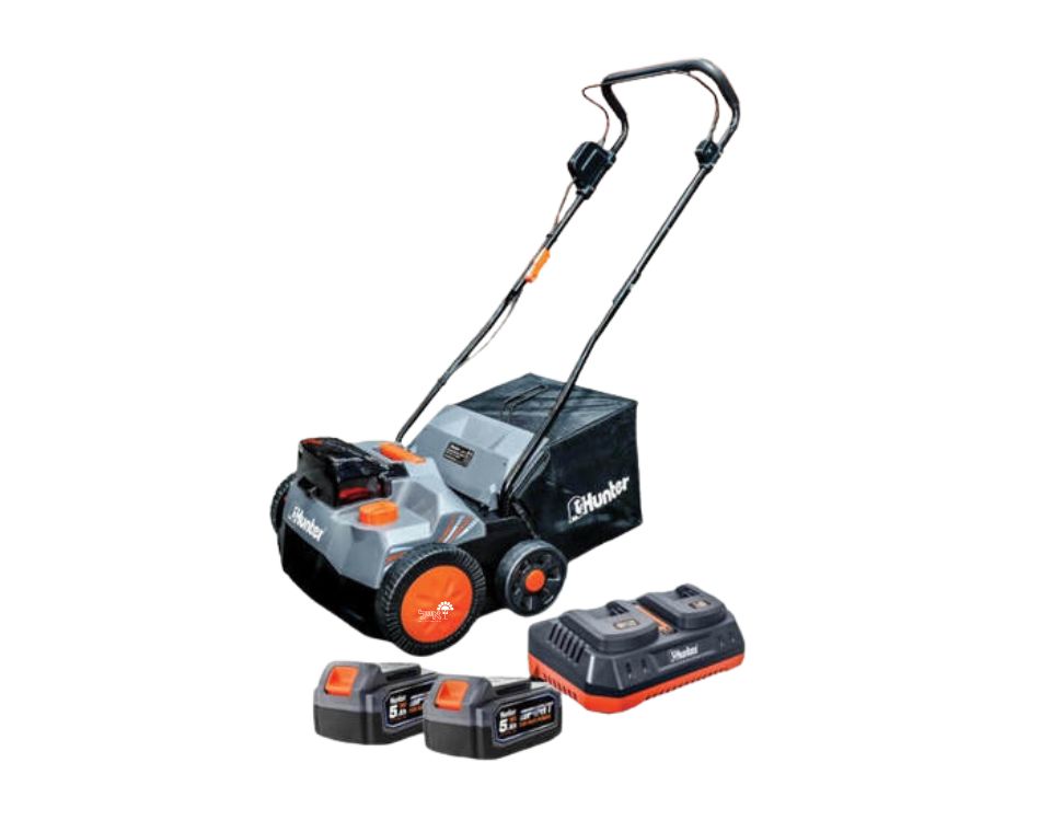 שואב מסרק לדשא סינטטי לניקוי נטען 40V + סוללות 2 יח + מטען