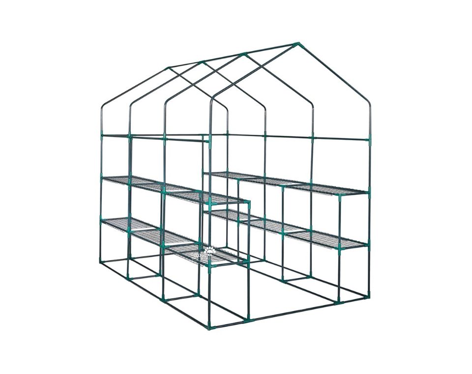 חממה ביתית הכוללת מדפים וכיסוי | דגם 1610 | 143×213 | ירוק