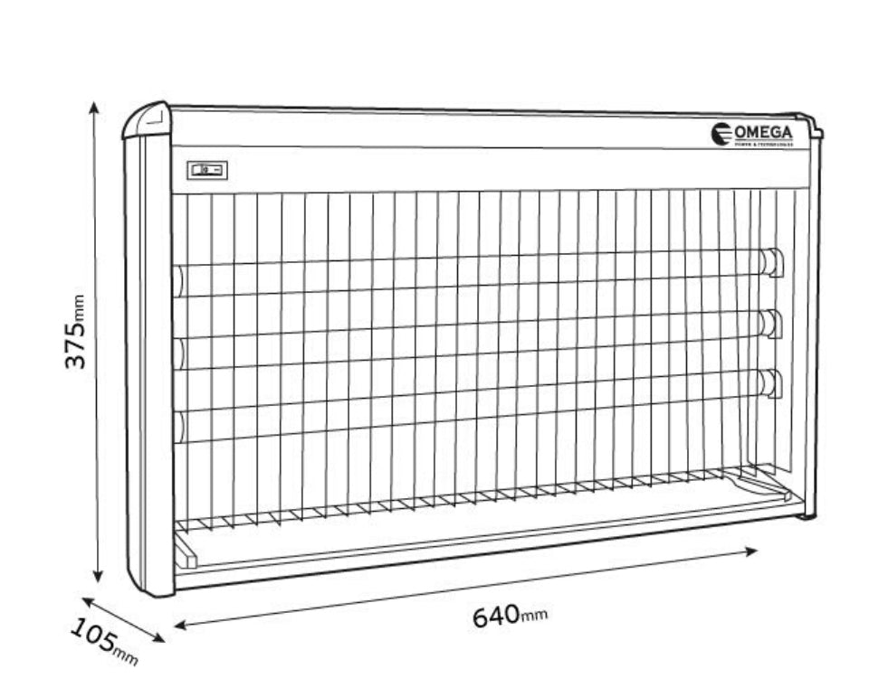 קטלן יתושים מכאני נחושת | קוייל | 60W