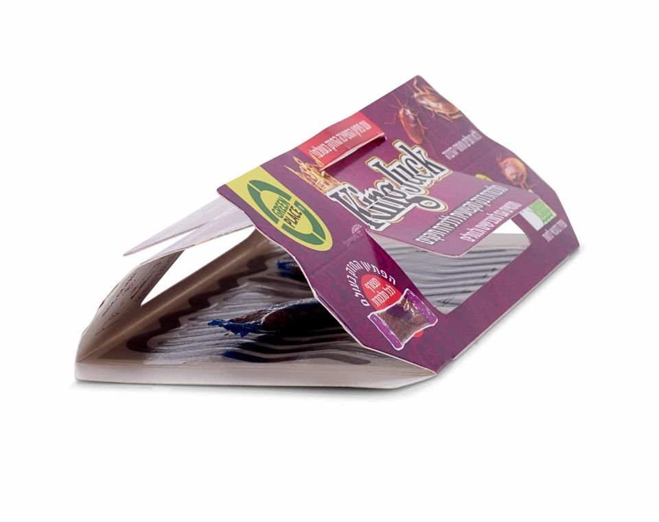 קינג ג'וק | מלכודת דבק יעילה ובטוחה ללכידת ג'וקים | 5 מלכודות