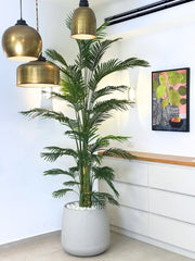 עץ מלאכותי דקל | כד מדיסון גדול | גובה 2.60 מטר