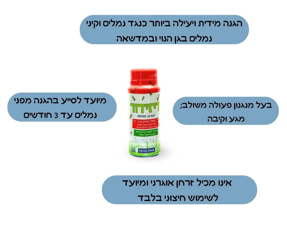 קוטל נמלים גרגירי | דיזידור | 500 גרם