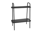 מעמד מדפי ברזל לעציצים | 2 קומות | דגם 99000570 | 50X66 | שחור