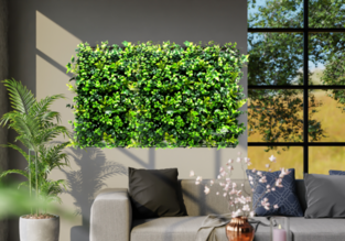 קיר ירוק מתכוונן - עלה משולב | 50/50 ס״מ
