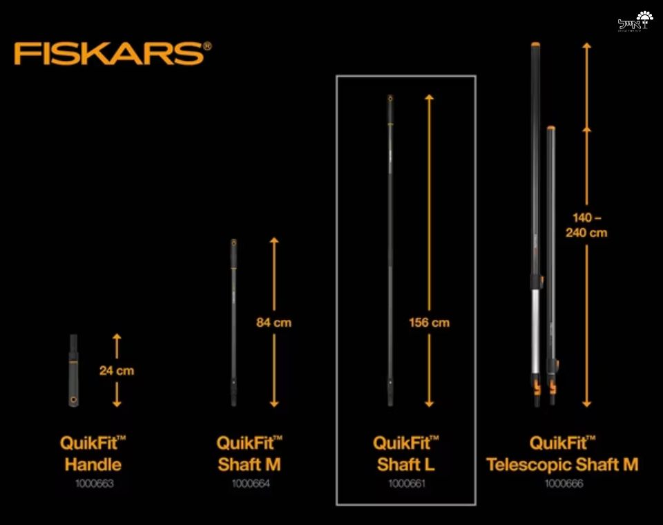 מוט טלסקופי לכלים מתחלפים | 156 ס"מ