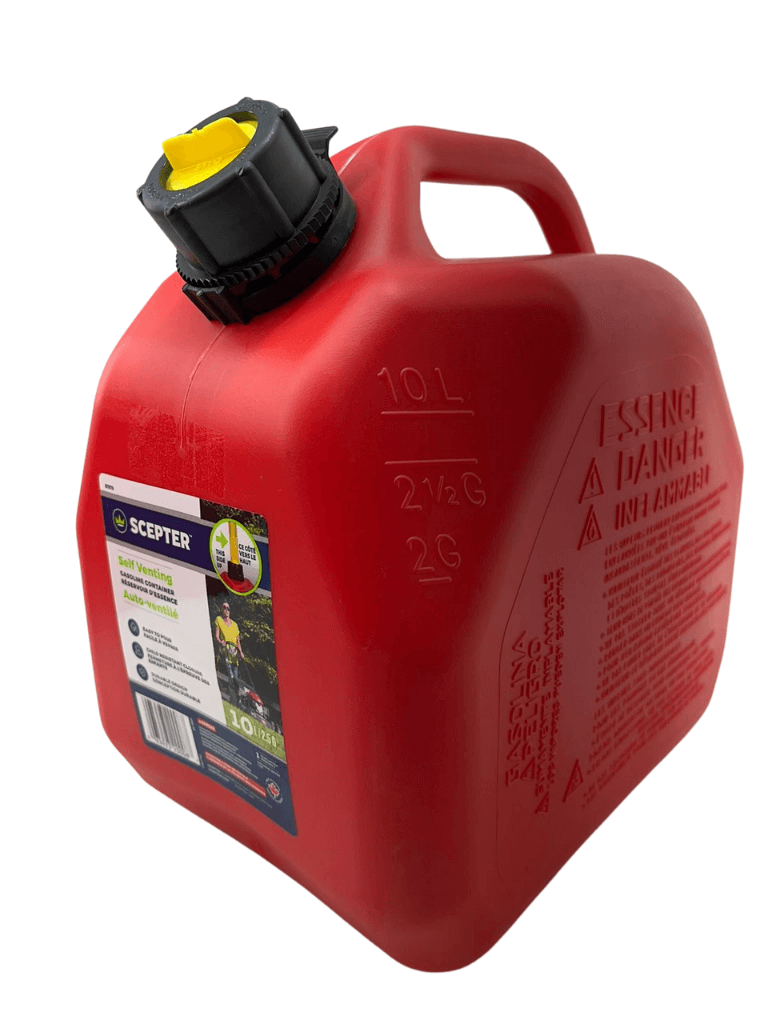 מיכל דלק לרכב ולכלי עבודה וגינון מוטוריים | 10 ליטר