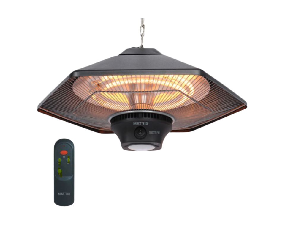 פטריית חימום תלויה roma + שלט | 2000W | שלושה מצבים