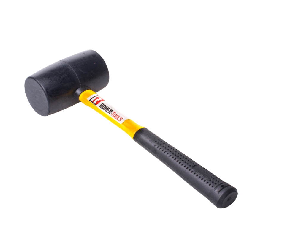 פטיש גומי | ידית פיבר | 250 גרם