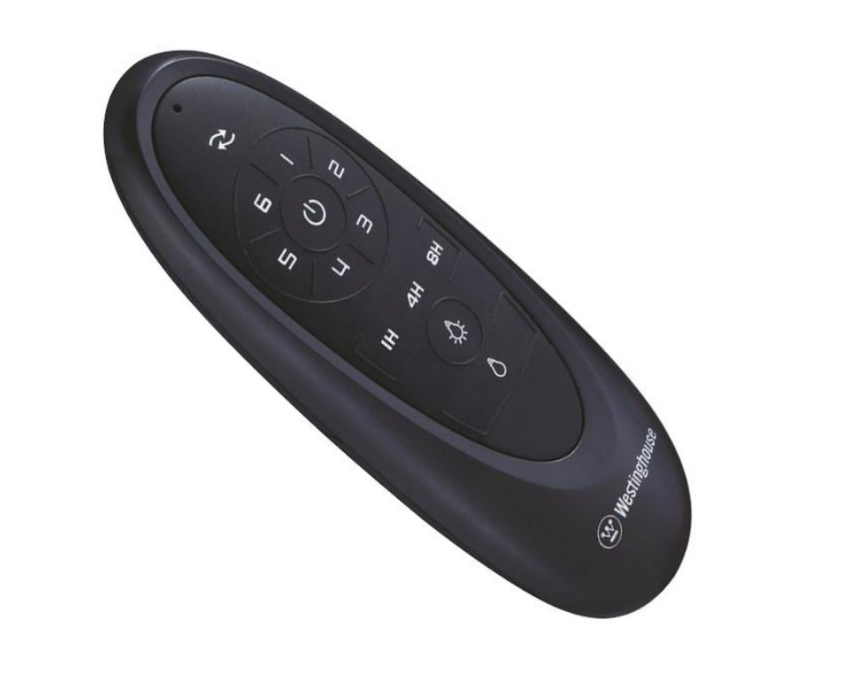 מאוורר תקרה דקורטיבי 52" | דגם Magnolia לבן/מייפל | כולל גוף תאורה מובנה