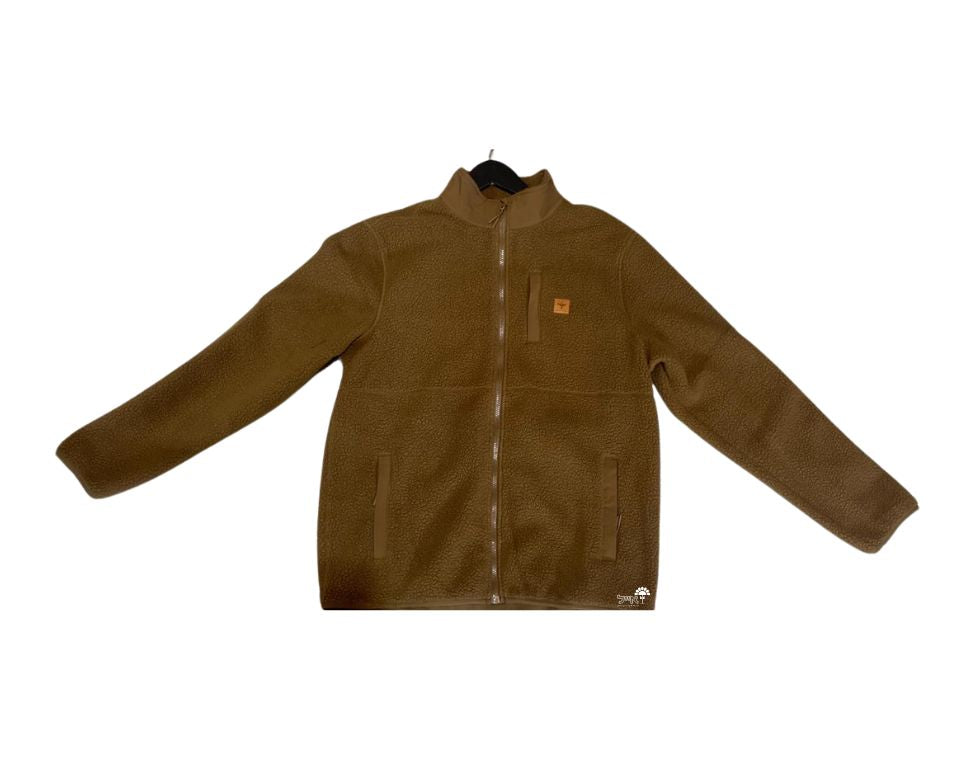 מעיל פליז איכותי לגבר | קאמל