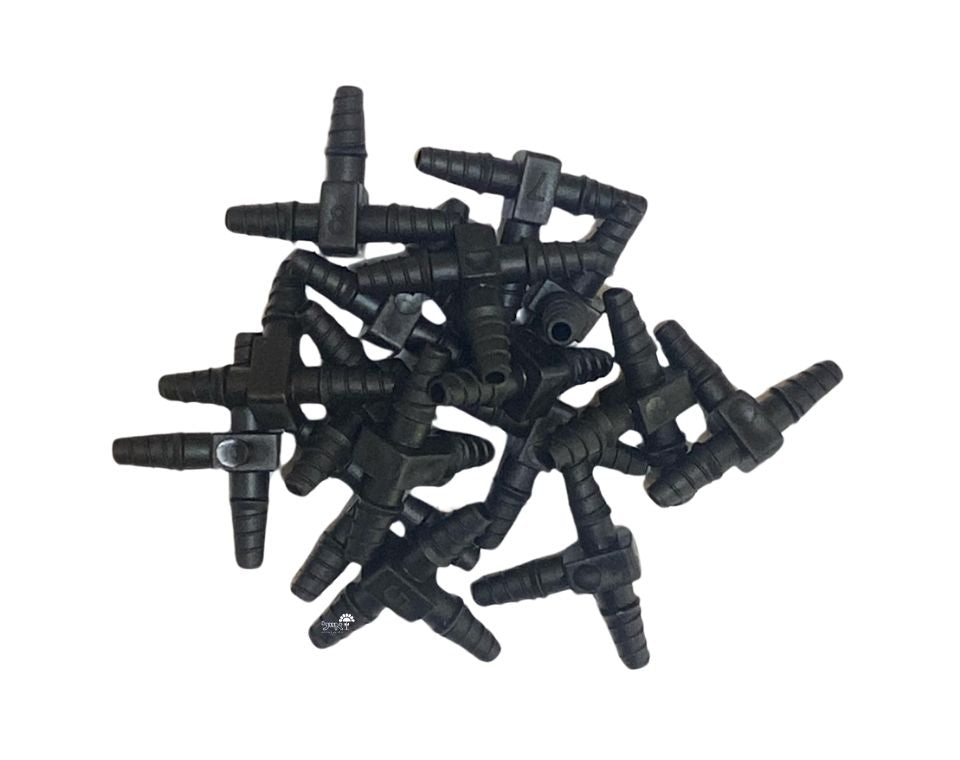 טי לצינור 5\3" | 50 יחידות | שחור