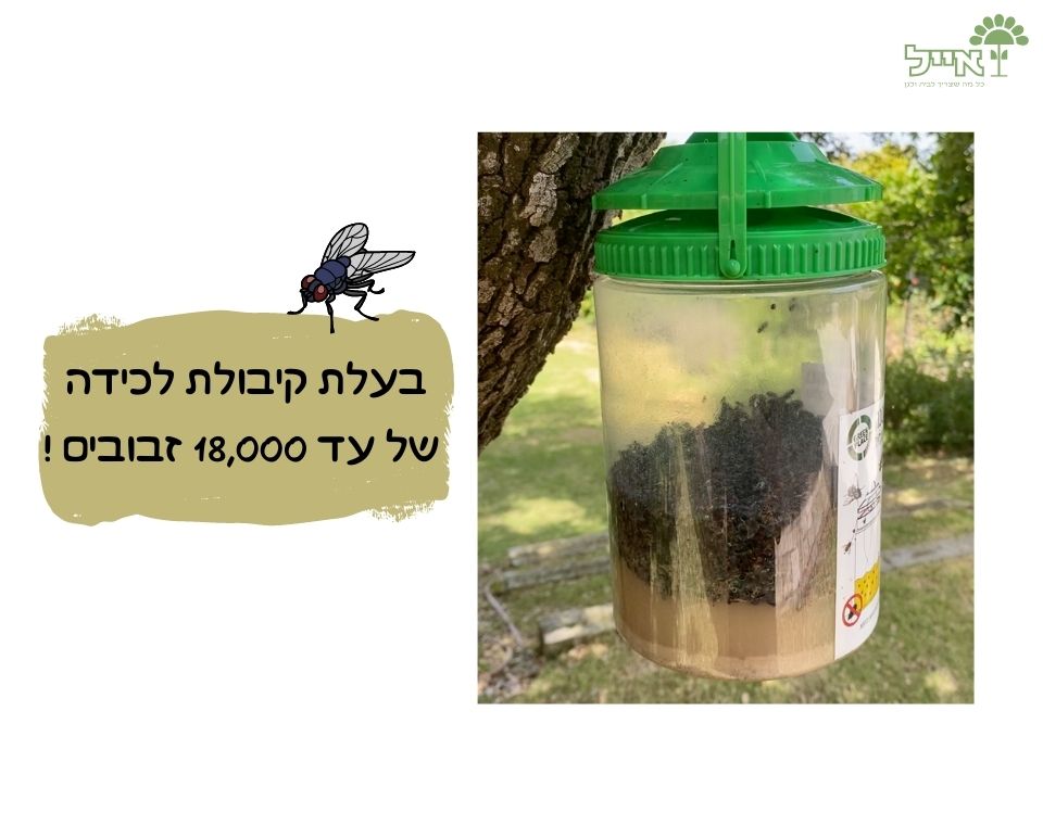 זבוביטופ | פיתיון הזבובים היעיל בעולם למלכודות זבובים | 125 גרם